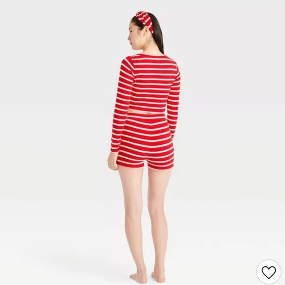 NWT Colsie 3pc Striped PJ Set - Picture 2 of 5